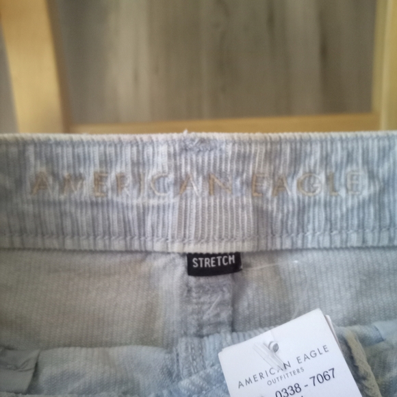 American Eagle Outfitters Light Wash Courderoy Shorts - Picture 2 of 4